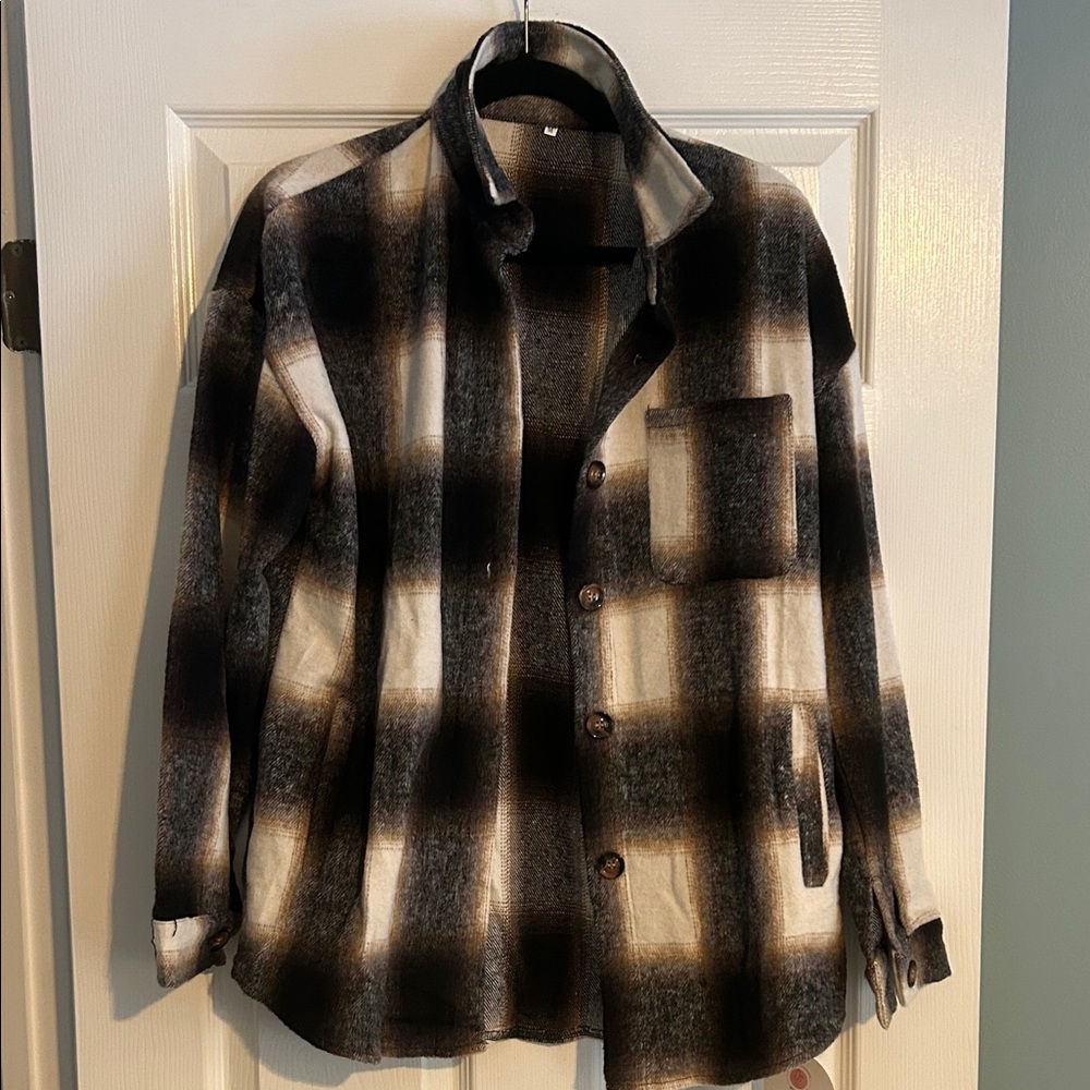 Plaid Flannel Jacket